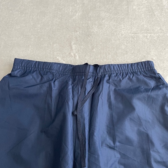 Reebok Vintage Men’s Track Windbreaker Pants Ankle Zippers Size Medium Navy Blue - Picture 5 of 12